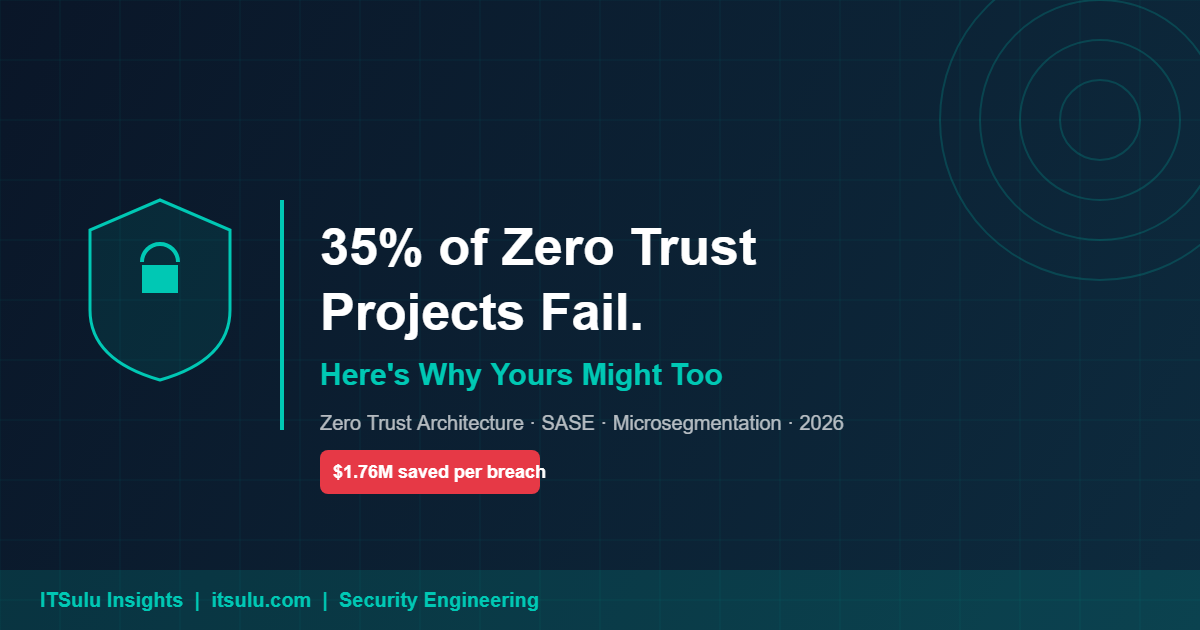 Zero Trust Architecture Overview