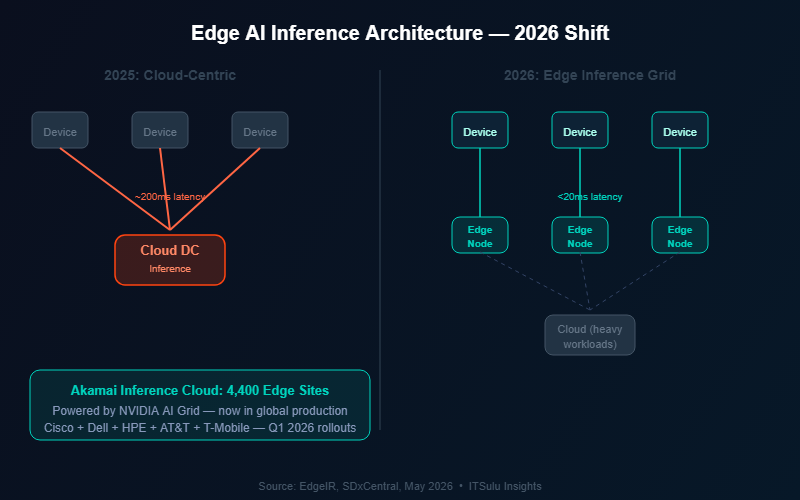 Edge AI inference architecture shift 2026