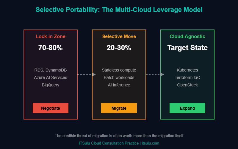 Multi-Cloud Selective Portability Framework